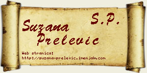 Suzana Prelević vizit kartica